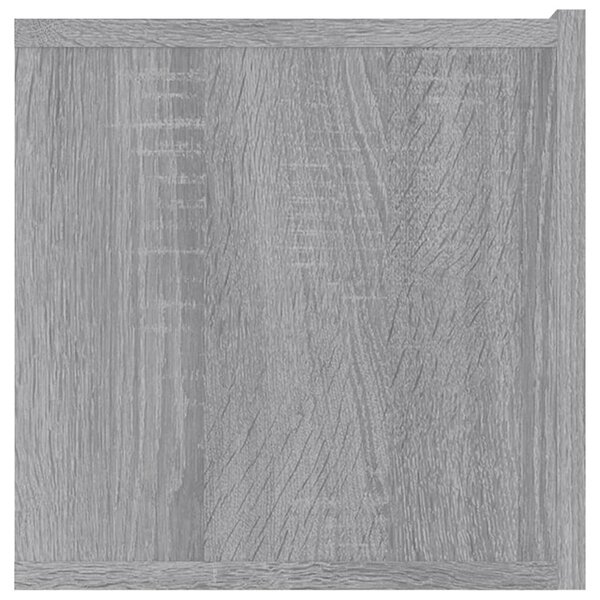 Szürke sonoma színű szerelt fa TV-szekrény 80x30x30 cm