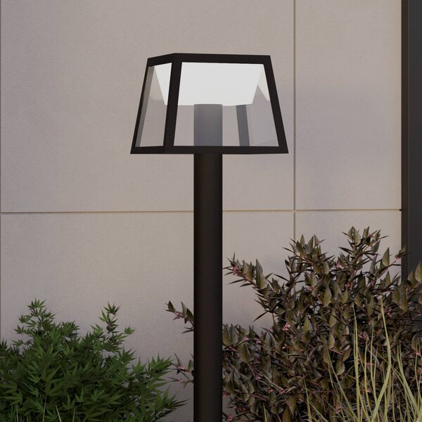 EGLO Napelemes LED-es útvilágítás Altilia, magasság 106 cm, fekete, érzékelővel, Fekete, Műanyag, Modern