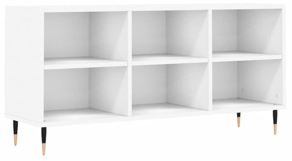 Fehér szerelt fa TV-szekrény 103,5x30x50 cm