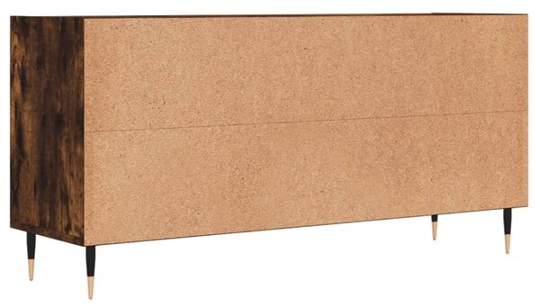 Füstös tölgy színű szerelt fa TV-szekrény 103,5x30x50 cm