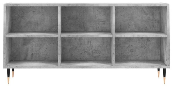 Betonszürke szerelt fa TV-szekrény 103,5x30x50 cm