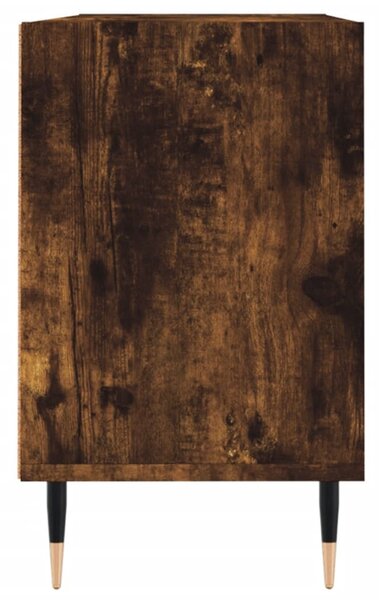 Füstös tölgy színű szerelt fa TV-szekrény 103,5x30x50 cm