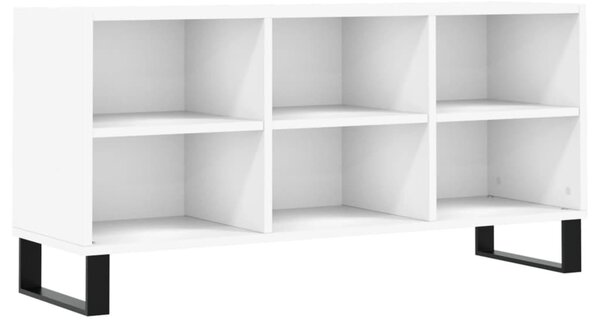 Fehér szerelt fa TV-szekrény 103,5x30x50 cm