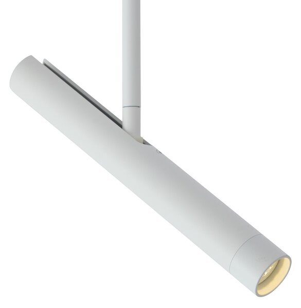 Modern fehér spotlámpa 1 fázisú sínrendszerhez - Slimline Avery