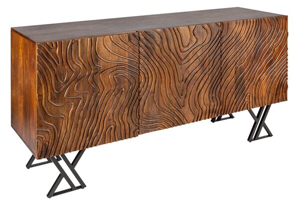 Komód FLOW 160 cm - barna