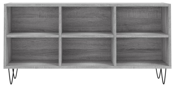 Szürke sonoma színű szerelt fa TV-szekrény 103,5x30x50 cm