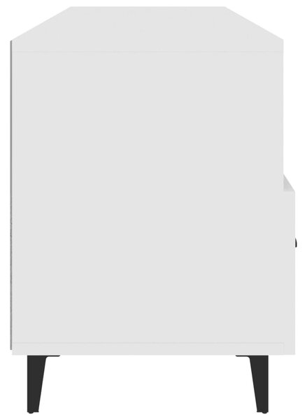 Fehér szerelt fa TV-szekrény 102 x 35 x 50 cm