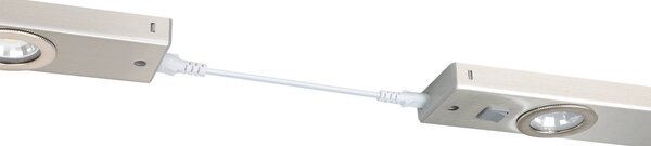 EGLO Kob LED pult alatti lámpa kapcsolóval, matt nikkel, Alu / szürke / cink, Konyha, fém, Modern