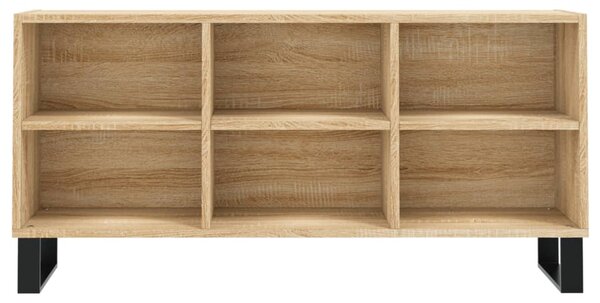 Sonoma tölgy színű szerelt fa TV-szekrény 103,5x30x50 cm