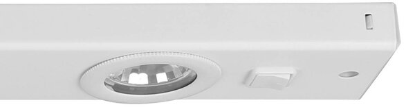 EGLO Kob LED pult alatti lámpa kapcsolóval, fehér, Fehér / opál, Konyha, fém, Modern