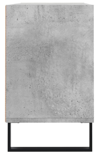 Betonszürke szerelt fa TV-szekrény 103,5x30x50 cm
