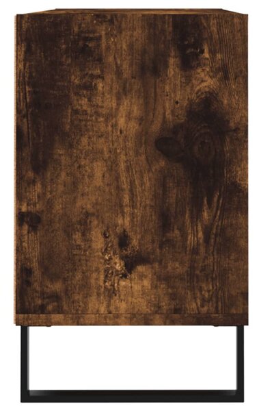 Füstös tölgy színű szerelt fa TV-szekrény 103,5x30x50 cm