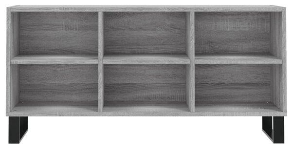 Szürke sonoma színű szerelt fa TV-szekrény 103,5x30x50 cm