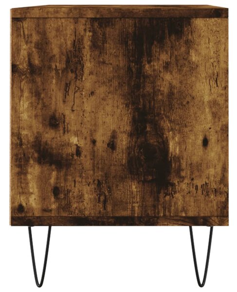 Füstös tölgy színű szerelt fa TV-szekrény 100x34,5x44,5 cm