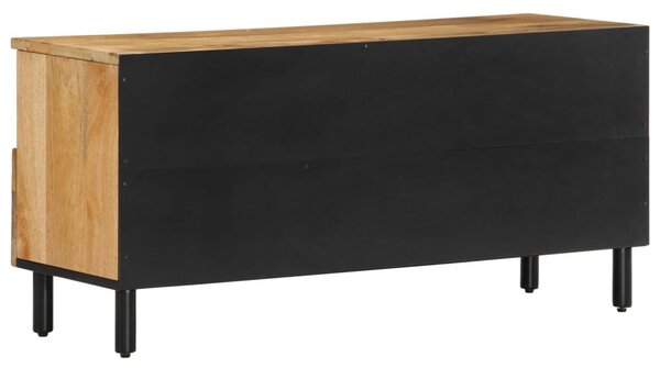 Tömör mangófa TV-szekrény 100 x 33 x 46 cm
