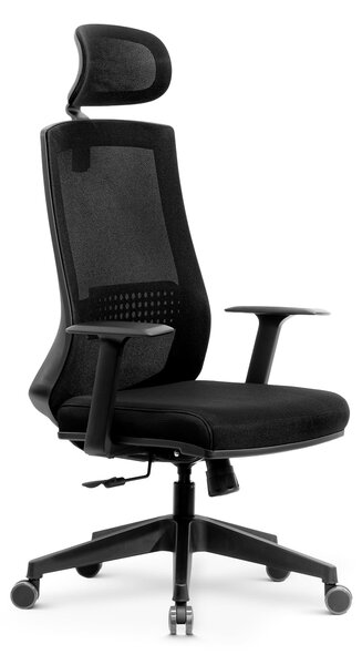 Sool ergonomikus irodai forgószék állítható deréktámasz, fejtámasz, fix karfa, mesh hálós