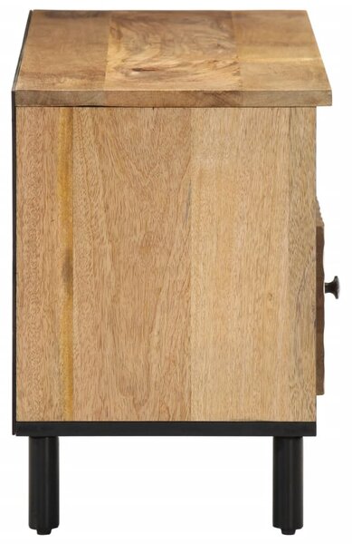 Tömör mangófa TV-szekrény 100 x 33 x 46 cm