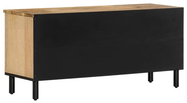 Tömör mangófa TV-szekrény 100 x 33 x 46 cm