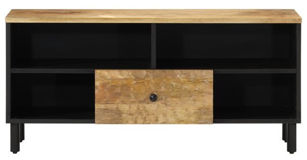 Tömör mangófa TV-szekrény 100 x 33 x 46 cm