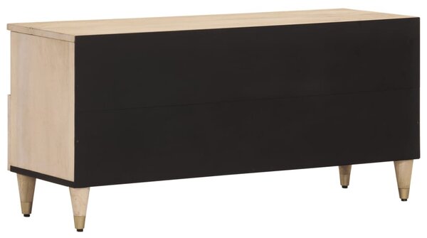 Tömör mangófa TV-szekrény 100 x 33 x 46 cm