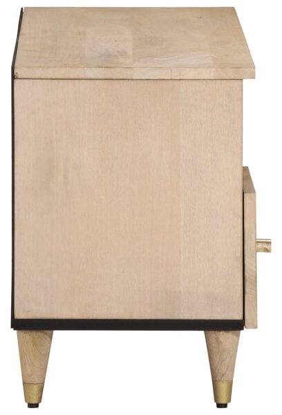 Tömör mangófa TV-szekrény 100 x 33 x 46 cm