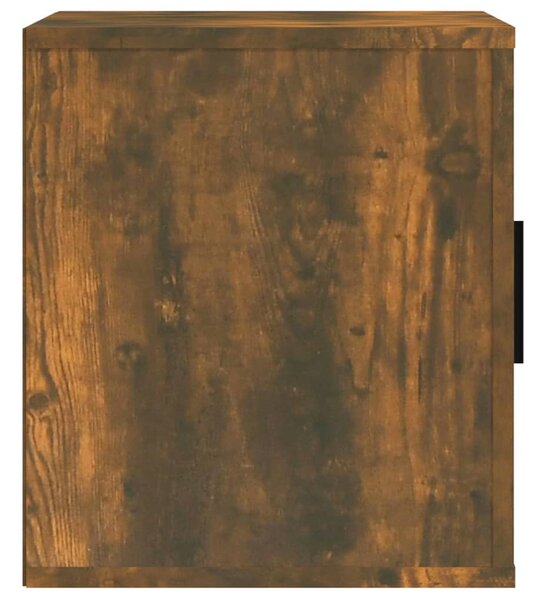 Füstös tölgy színű szerelt fa TV-szekrény 100 x 35 x 40 cm