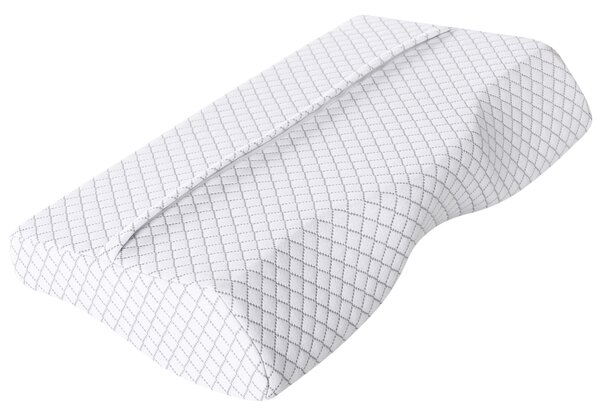 Párna ELGON Alacsony Memóriahab 30 x 50 cm Fehér