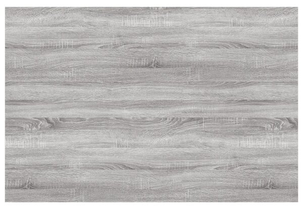 4 db szürke sonoma színű szerelt fa fali polc 60 x 40 x 1,5 cm