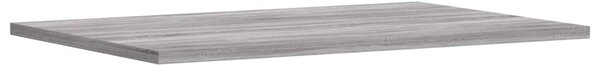 4 db szürke sonoma színű szerelt fa fali polc 60 x 40 x 1,5 cm