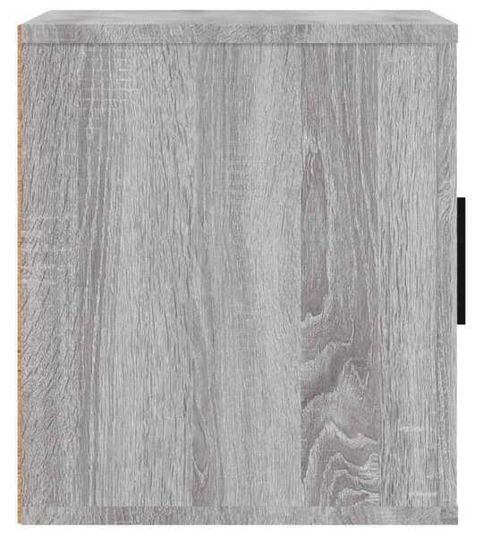 Szürke sonoma színű szerelt fa TV-szekrény 100 x 35 x 40 cm