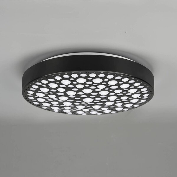 Chizu LED mennyezeti lámpa Ø40,5cm dim. RGB fekete