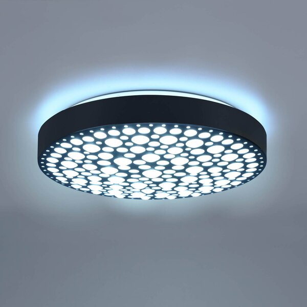 Chizu LED mennyezeti lámpa Ø40,5cm dim. RGB fekete