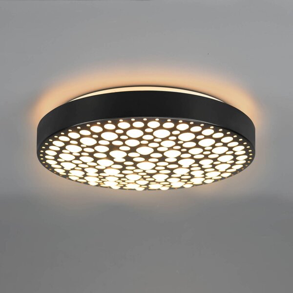 Chizu LED mennyezeti lámpa Ø40,5cm dim. RGB fekete
