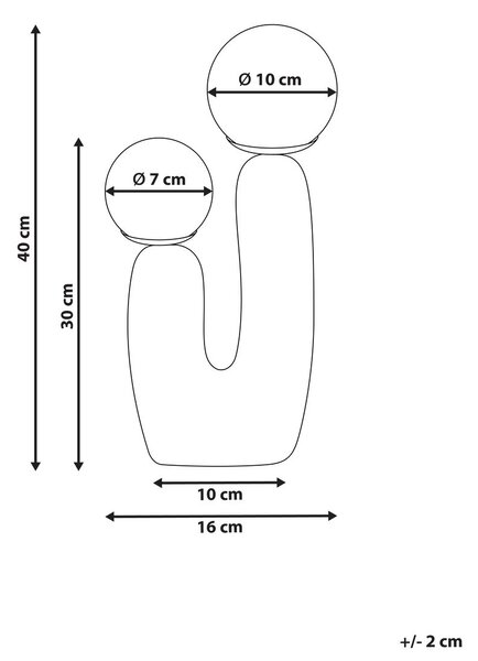 Asztali lámpa TULUN Pasztellrózsaszín