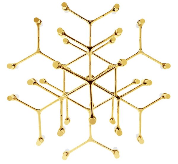 King Home Atomic Grande Függőlámpa Fém Arany 30 Fényforrás