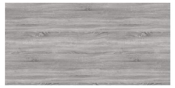 4 db szürke sonoma színű szerelt fa fali polc 80 x 40 x 1,5 cm