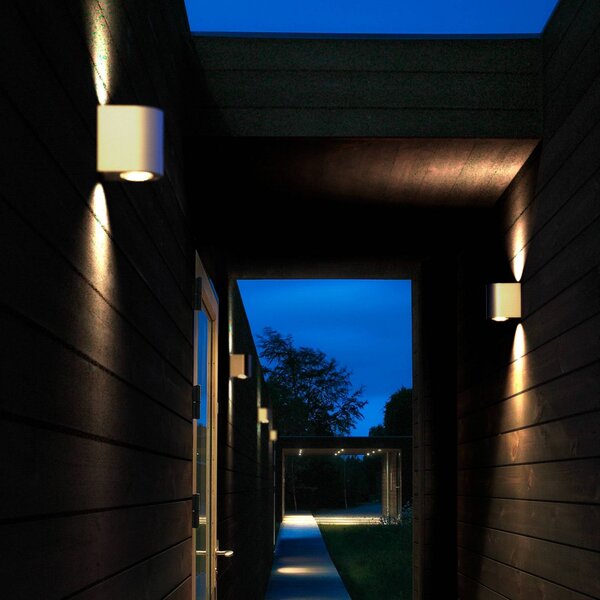 Nordlux LED kültéri fali világítás Canto 2, 10 cm, sárgaréz, Sárgaréz / arany, Alumínium, Modern