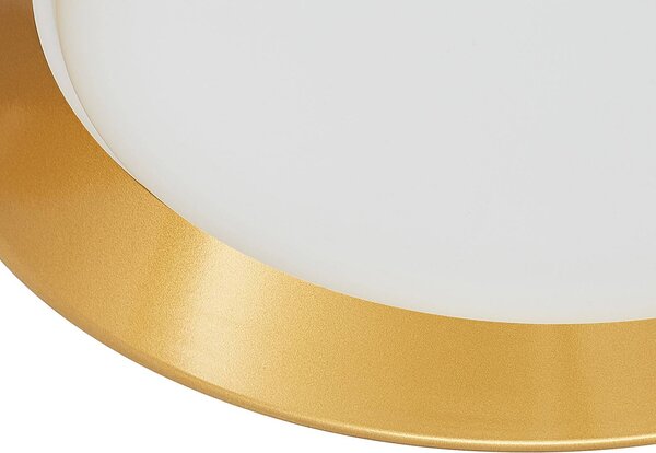 Lindby Kambia LED mennyezeti lámpa, 45 cm, Fekete, Nappali / Étkező, Alumínium, Modern