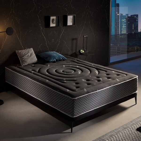 Közepes keménységű-extra kemény kétoldalas hab matrac 90x200 cm Premium Black Multizone – Moonia