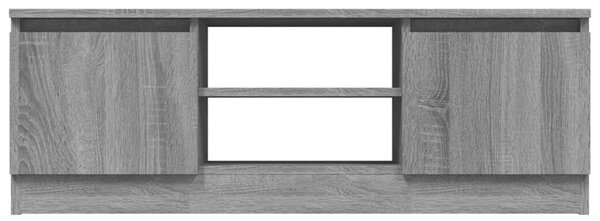 Szürke sonoma színű TV-szekrény ajtóval 102 x 30 x 36 cm