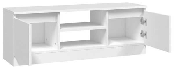 Fehér TV-szekrény ajtóval 102 x 30 x 36 cm