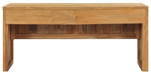 Tömör tíkfa TV-szekrény 100 x 35 x 45 cm