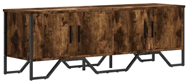 Füstös tölgy színű szerelt fa TV-szekrény 122 x 34 x 41 cm