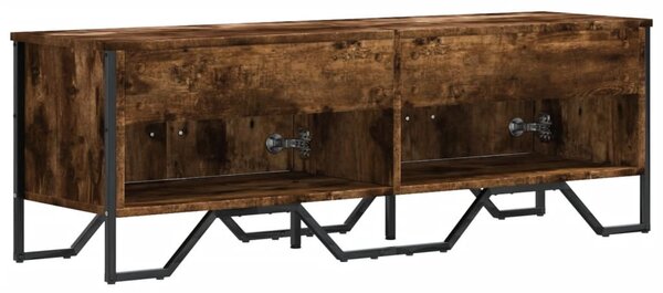 Füstös tölgy színű szerelt fa TV-szekrény 122 x 34 x 41 cm