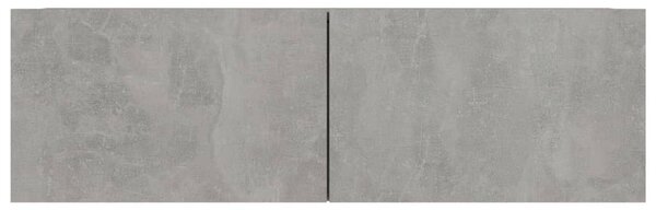 4 db betonszürke szerelt fa TV-szekrény 100 x 30 x 30 cm