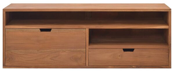 Tömör tíkfa TV-szekrény 110 x 30 x 40 cm