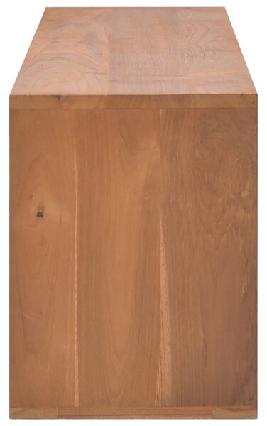 Tömör tíkfa TV-szekrény 110 x 30 x 40 cm