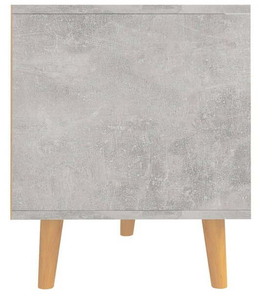 Betonszürke szerelt fa TV-szekrény 90 x 40 x 48,5 cm