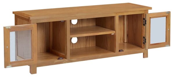 Tömör tölgyfa TV szekrény 110x35x44 cm