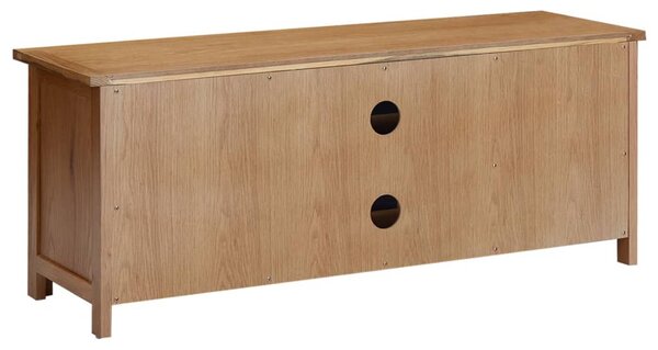 Tömör tölgyfa TV szekrény 110x35x44 cm